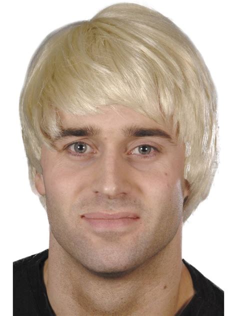 blonde wigs short|short blonde wig male.